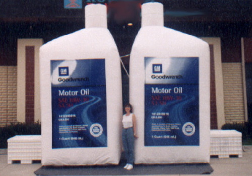Inflatable Product Replicas oil bottles